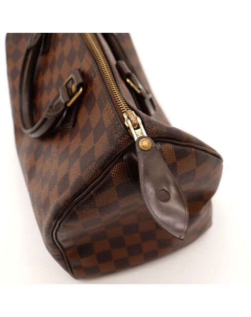 Sac Speedy 30 Damier ébène ébène - 30 x 21 x 17 cm