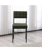 Groene stoel Dubai - l.40 cm x H. 82 cm x D. 40 cm