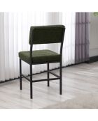 Groene stoel Dubai - l.40 cm x H. 82 cm x D. 40 cm