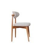 Set van 2 stoelen Boheems eikenbeige - l. 44 cm x H. 81 cm x D. 50 cm