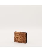 Petit Portefeuille en cuir léopard léopard - 12 x 9 x 2 cm