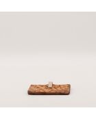 Petit Portefeuille en cuir léopard léopard - 12 x 9 x 2 cm