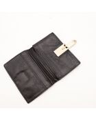 Petit Portefeuille en cuir léopard léopard - 12 x 9 x 2 cm