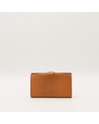 Portefeuille en cuir Timeless camel - 17 x 10 x 2 cm