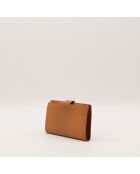 Portefeuille en cuir Timeless camel - 17 x 10 x 2 cm