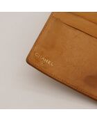 Portefeuille en cuir Timeless camel - 17 x 10 x 2 cm