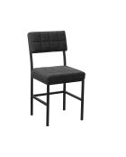Stoel Dubai antraciet - l.40 cm x H. 82 cm x D. 40 cm