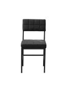 Stoel Dubai antraciet - l.40 cm x H. 82 cm x D. 40 cm
