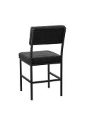 Stoel Dubai antraciet - l.40 cm x H. 82 cm x D. 40 cm