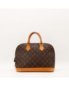 Sac Alma PM marron - 32 x 23 x 15 cm