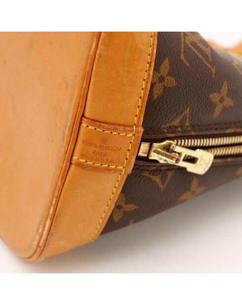 Sac Alma PM marron - 32 x 23 x 15 cm