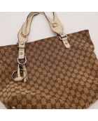 Tote bag marron - 38 x 27 x 13 cm