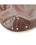 Sac en cuir Hobo Indy foncé marron foncé - 43 x 38 x 13 cm