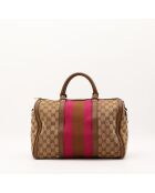 Sac Boston Joy beige - 32 x 21.5 x 16 cm