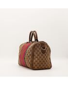 Sac Boston Joy beige - 32 x 21.5 x 16 cm