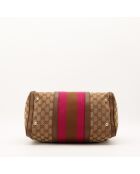 Sac Boston Joy beige - 32 x 21.5 x 16 cm