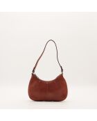 Sac en cuir Mombassa Mini marron - 22 x 11 x 3 cm
