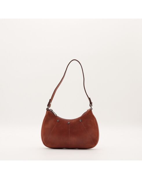 Sac en cuir Mombassa Mini marron - 22 x 11 x 3 cm