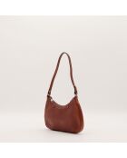 Sac en cuir Mombassa Mini marron - 22 x 11 x 3 cm
