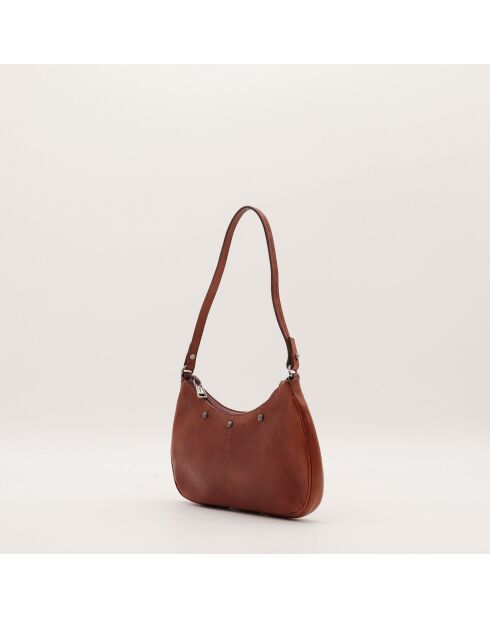 Sac en cuir Mombassa Mini marron - 22 x 11 x 3 cm