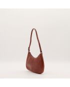 Sac en cuir Mombassa Mini marron - 22 x 11 x 3 cm