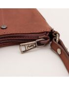 Sac en cuir Mombassa Mini marron - 22 x 11 x 3 cm