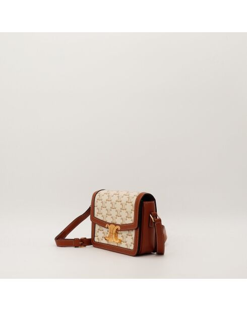 Sac Triomphe Teen blanc - 18.5 x 13.5 x 7 cm