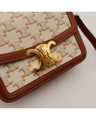 Sac Triomphe Teen blanc - 18.5 x 13.5 x 7 cm