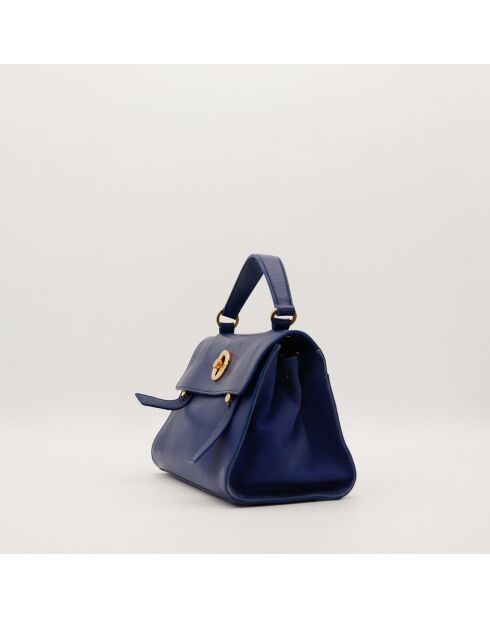 Sac en cuir Muse Two bleu - 32 x 21 x 12 cm
