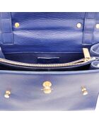 Sac en cuir Muse Two bleu - 32 x 21 x 12 cm