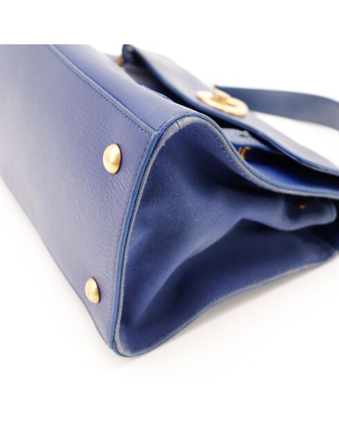 Sac en cuir Muse Two bleu - 32 x 21 x 12 cm