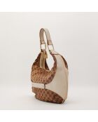 Sac Hobo Amalfi beige - 34 x 40 x 3 cm