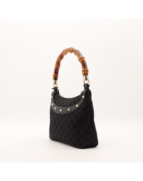 Sac Hobo Anita Bambou marron - 28 x 18 x 6 cm