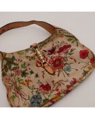 Sac en cuir Jackie Flora multicolore - 32 x 22 x 3 cm
