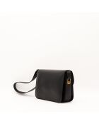 Sac en cuir Triomphe noir - 25 x 19 x 8 cm