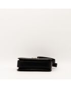 Sac en cuir Triomphe noir - 25 x 19 x 8 cm