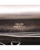 Sac en cuir Triomphe noir - 25 x 19 x 8 cm
