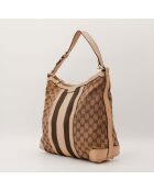 Sac Hobo Web Stripe beige - 30 x 29 x 13 cm