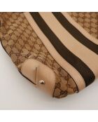 Sac Hobo Web Stripe beige - 30 x 29 x 13 cm