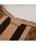 Sac Hobo Web Stripe beige - 30 x 29 x 13 cm