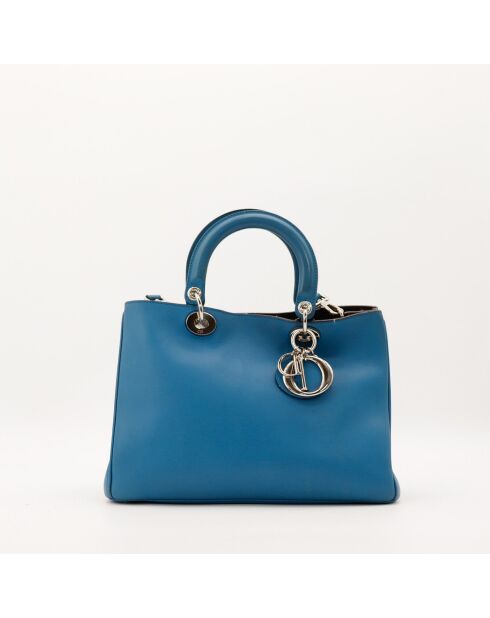 Sac en cuir Diorissimo bleu - 38 x 24 x 13 cm