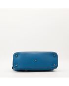 Sac en cuir Diorissimo bleu - 38 x 24 x 13 cm