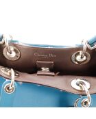 Sac en cuir Diorissimo bleu - 38 x 24 x 13 cm