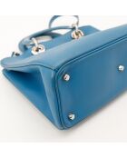 Sac en cuir Diorissimo bleu - 38 x 24 x 13 cm