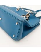 Sac en cuir Diorissimo bleu - 38 x 24 x 13 cm
