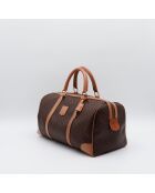 Sac Boston Macadam marron - 42 x 21.5 x 21.5 cm