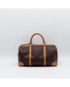 Sac Boston Macadam marron - 42 x 21.5 x 21.5 cm