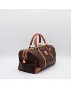 Sac Boston Macadam marron - 42 x 21.5 x 21.5 cm