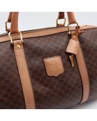 Sac Boston Macadam marron - 42 x 21.5 x 21.5 cm