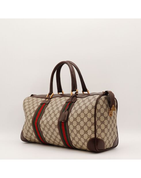 Sac Boston marron - 38 x 30 x 24 cm